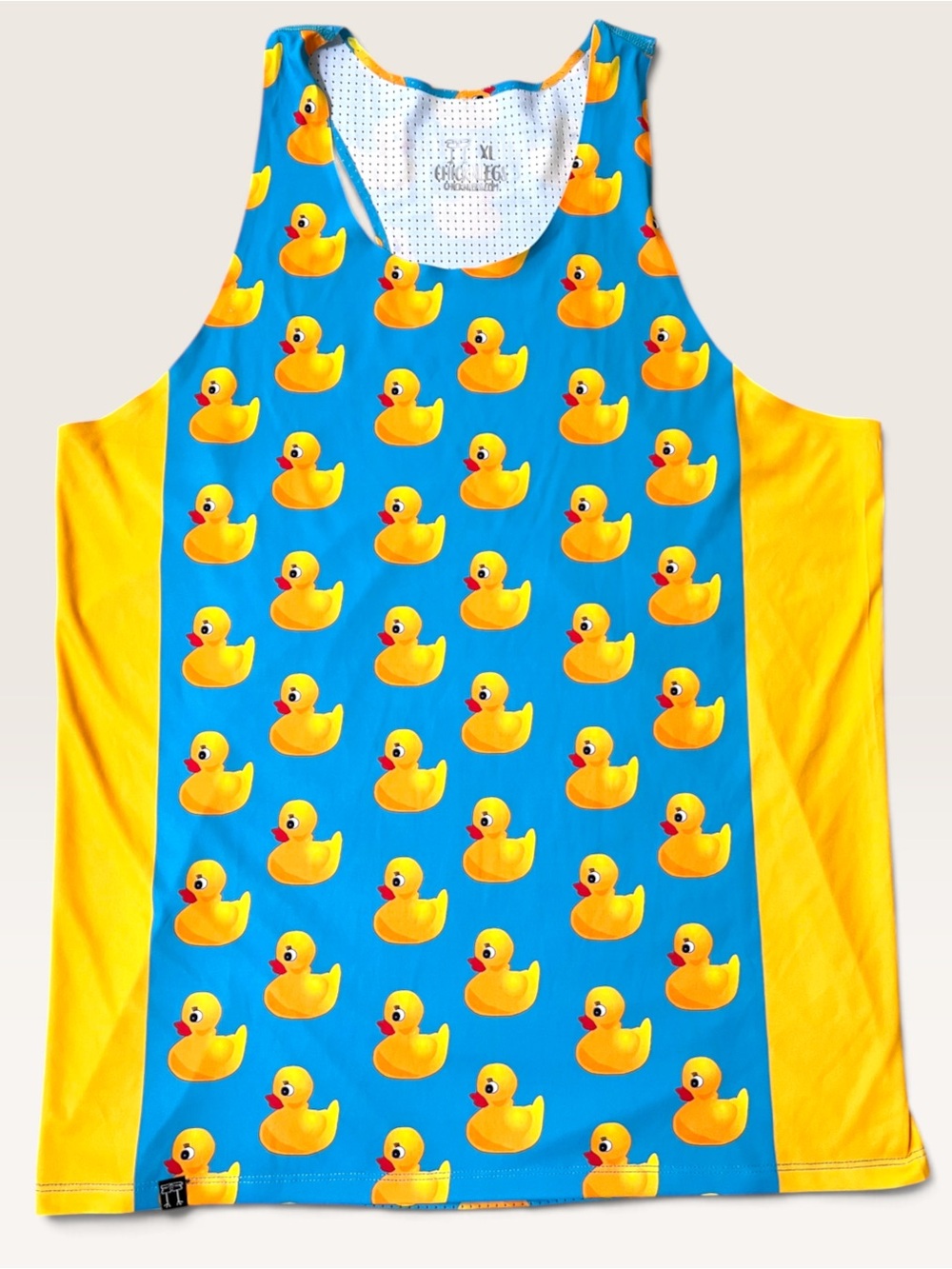 Chicknlegs Men's Rubber Duck Print Tank Top